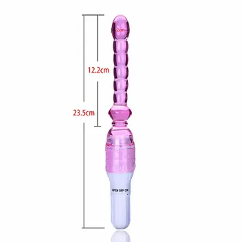 Jelly-Anal Plugg Vibrator Sexleksaker För Kvinnan Män Coples Vuxen Spel Dildo Vibrator För Sex Erotiska Tillbehör Anal Utbyggbart