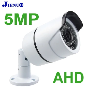 JIENUO AHD Kamera 720P 1080P 4 MEGAPIXEL 5MP CCTV Utomhus Vattentät Analog Övervakning högupplöst Ir mörkerseende Säkerhet