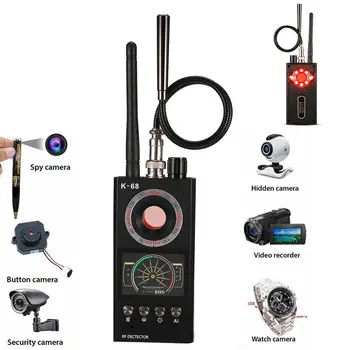 K68 gps-tracker finder bugg avlyssna dolda kameran fullständiga sortiment mini spion kamera mobiltelefon gsm-ljud signal spy enheter detektor