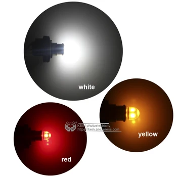 KEIN 6ST BA15S p21w lampor LED-1156-Lampa röd gul S25 2835 Extra bromsljus Omvänd blinkern DRL 12V automotivo bil