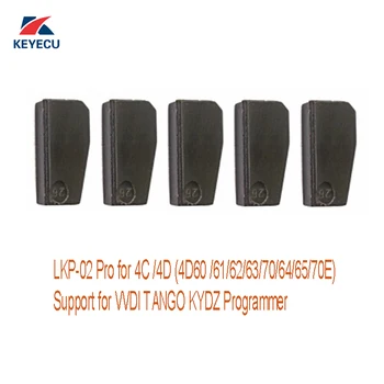 KEYECU LKP-02 4D Pro /4C Kopiera Chip för 4C / 4D60 / 61 /62 /64(4E) /65 /66 /67 /68 /69 / 70 / 63 (40 Lite eller 80 Bitars), Återvinningsbart