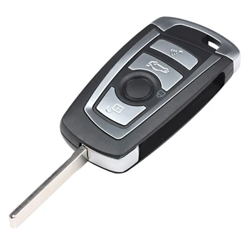 Keyecu Modifierade 3 Knappen 315MHZ 433MHZ Avlägsna Nyckeln för BMW EWS 325 330 318 525 530 540 E38 E39 E46 M5 X3 X5 HU92 ID44/PCF7935
