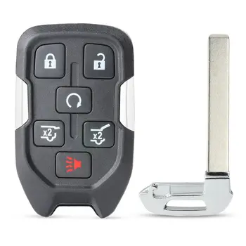 KEYECU Smart Remote Bil Key Fob 6 Knappar 315MHz ID46-Chip för GMC Yukon XL Denali för Chevrolet Suburban Tahoe FCC ID: HYQ1AA