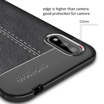 KEYSION Stötsäker Case för Samsung Galaxy M01 lyx litchi Lädret Mjukt Silikon Mobiltelefon Back Cover till Samsung Galaxy M11