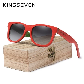 KINGSEVEN Handgjorda 2020 Naturlig Trä-Män Glasögon, Polariserade Solglasögon Gradient Lens Kvinnor som Reser Vintage Oculos De Sol