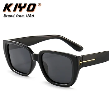 KIYO Varumärke 2020 Nya Kvinnor Män Fyrkantiga Solglasögon PC Vintage solglasögon Hög Kvalitet UV400 Körning Glasögon 3875