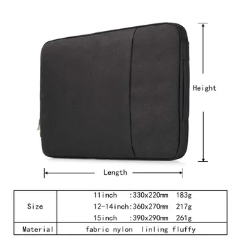 KK&LL För Apple Macbook Air / Pro / Retina / Nya Air 11 12 13 15 Bärbar dator att Bära Skyddande Sleeve Case Väska
