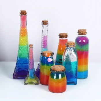 Klart Glas Vaser Home Deco Kristallvas För Försäljning Matbord Eiffeltornet Vaser För Exotiska Blommor