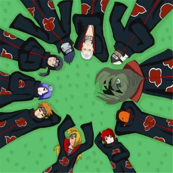 Klassisk Anime Naruto cosplay kostym Akatsuki Uchiha Itachi Shuriken Pannan Pannband Tillbehör passar cosplay Tillbehör