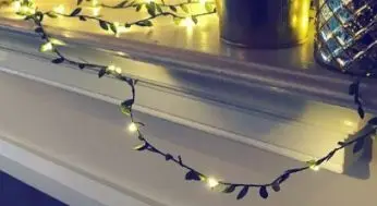 Krans led string ljus 2M 3M Små blad ljuskrona blixt lampa till jul inomhus utomhus vardagsrum sovrum dekoration
