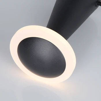 Kreativ Touch Dimbara LED bordslampa med USB-Laddning Port 4W Akryl Eye-skydda Läsa Skrivbord Lampa till Sovrummet Bedsid
