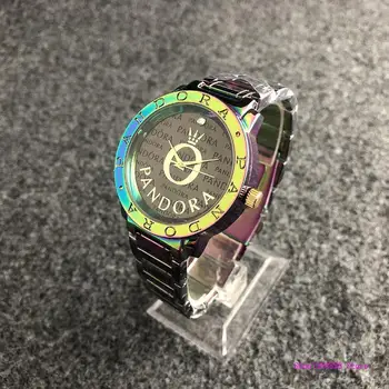 Kvinnor Klockor Pandora-klocka armband berlocker silver 925 ursprungliga Lyx Dam Klocka För Kvinnor reloj mujer saat relogio
