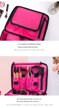 Kvinnors Kosmetiska Väska Separerade Kosmetiska Väska Resor Toiletry BagStorage Arrangör Tote Bag Toiletry Väska Väska