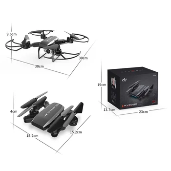 KY606D Drone FPV RC Drone 4k-Kamera 1080 HD Video Antenn dron Quadcopter RC helikopter leksaker för barn Vikbara Off-Punkt drönare
