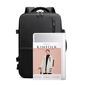 Laptop Backpack Mens Manliga Ryggsäckar Business Notebook Vattentät Back Pack USB-Laddning Väskor Resor Ryggsäck