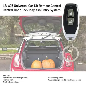 LB-405 Universal Car Kit Fjärrkontrollen Centrala dörrlås Låser Bilen med Keyless Entry System Security