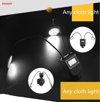 LED dual-head makro Blixt-ML-2D-kamera lampa metall Kontakter Grupp Flash-CD50 T03