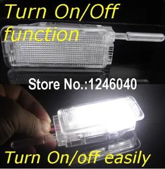 LED handskfacket lampan Slå på/av Switch för Citroen C2 C3 PICASSO C4 C5, Peugeot 1007 206 207 306 307 3008 406 407 5008 607