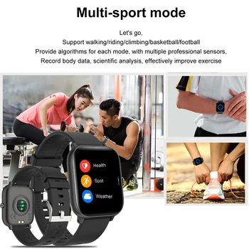 LIGE Nya Män Smart Klocka Män Full Touch Fitness Tracker blodtryck Smart Klocka Sport Kvinnor Smartwatch För Xiaomi Huawei IOS
