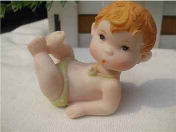Ligger Barnet gjutform , baby gjutform för tvål , 3D-baby formar , handgjorda fondant kaka utsmyckning verktyg