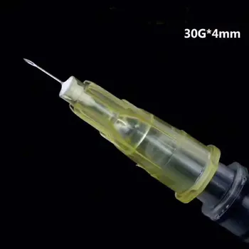 Liten nål 13mm 4 mm 25 mm disponibla 30G medicinsk mikro-plast injektion kosmetiska steril nål kirurgiska verktyg