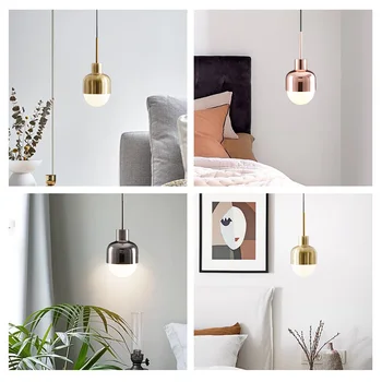 LukLoy Nordiska Säng köksö Taklampa Moderna Säng Hängande Lampa LED-Armatur Populära Suspension Lampor