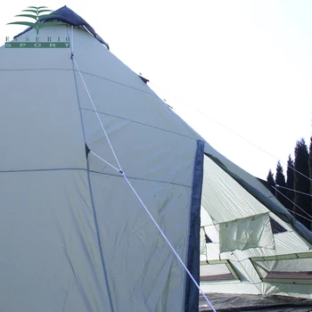 Lyx Stora Indiska singler lager 10persons utomhus camping tält med vattentät och anti-vind resa tält i bra kvalitet