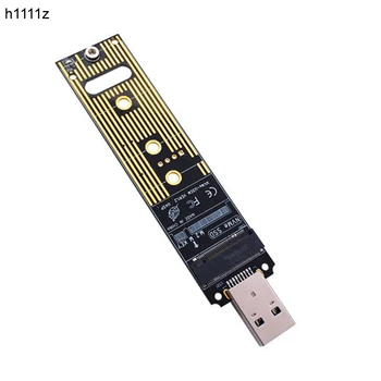 M. 2 NVME SSD med USB-3.1 Adapter i PCI-E till USB-A-3.0 Inre Converter Kort 10 gbit / s USB3.1 Gen 2 för Samsung 970 960/i Intel-NYA