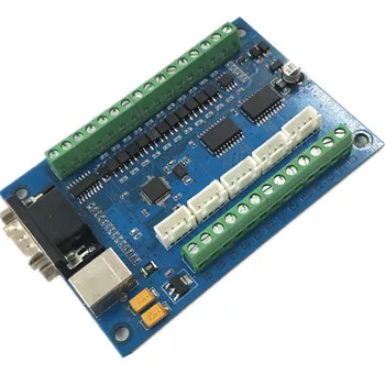 MACH 3 USB-5-Axlig 100KHz Controller-kort breakout board+ratten 100 puls 5v CNC Router Handratten 5axis typ