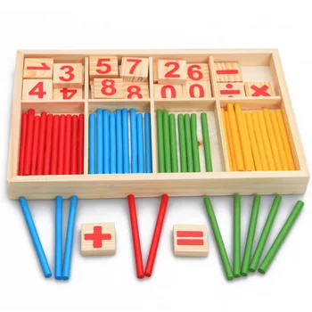 Maikun Montessori-Matematisk Intelligens Stick Förskolans Pedagogiska Leksaker
