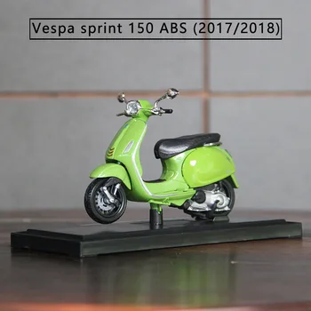 Maisto 1:18 12 stilar Piaggio moped 150 ABS 2017-2018 legering modell Vespa Vespa motorcykel modell Roman holiday Samla in gåvor