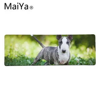 Maiya Högsta Kvalitet bull terrier hund Stor musmatta PC-Dator matt Fri Frakt Stor musmatta Tangentbord Mat