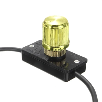 Mayitr Mässing Ljus Dimmer till Lampan Rotary Switch 120 Volt 500W Justerbar Ljus Dimmer Switch Knob För ZE-256 Zing Örat Duable