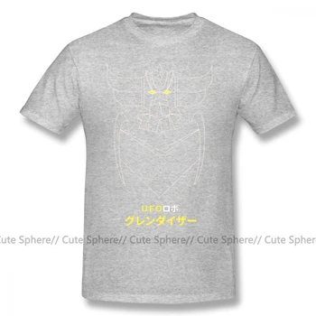Mazinger T-Shirt Grendizer Utkast Version T-Shirt 4xl 100 Procent Bomull Tee Shirt Grafisk Man Korta Ärmar Kul Basic Tshirt