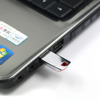 Metall penna driva vattentät usb-flash-hårddisk 4GB 8GB16GB 32GB 128GB 256GB minne pendrive u stick