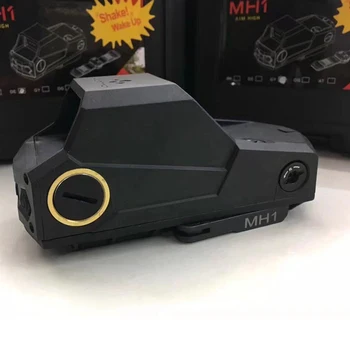 MH1 Tatical Optik Red Dot Sight Reflex Syn Största synfält Night Vision Dual Power Source Svart