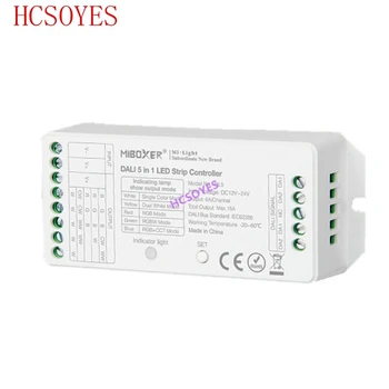 MIBOXER DL5 5-I-1 LED Strip Controller DALI DL-DOW25 25W RGB+CCT LED Downlight DL1 DP1 DP2 DP3 fjärrkontrollen Power Supplly