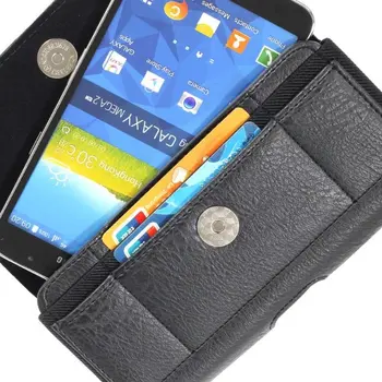 Midja Klipp Hölster Telefon Väska Mål För Huawei Honor 8X Max Mate 20 X Fall För Xiaomi Mi Max 3 Pro Med korthållare bältesväska