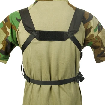 Mini D3 Tactical Vest Chest Rig CRM-H-Sele M4 Magzine Sätt ryggsäck Integrerbara Snabbt ta Loss Airsoft, Paintball, Tillbehör