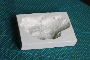 Miniatyrisering modell Mountain rock mögel a008 Silica gel mögel DIY verktyg för att göra tåget scen sand tabell