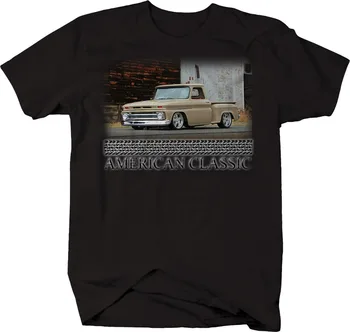 Mode Hot American Classic Chevy C10 1960-66 Pickup Hotrod Stepside T-shirt t-shirt