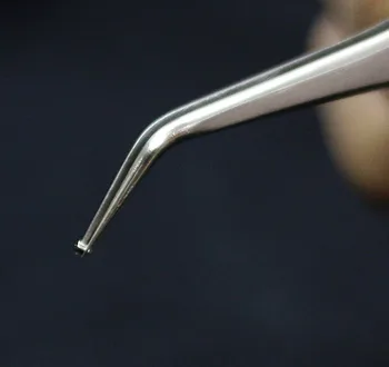 Modell Verktyg i Rostfritt Stål med Anti-statisk Pincett Anti-sladd Ultra-precision Vinklad Pincett