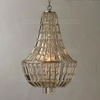 Moderna kristall lantern ljuskrona lampa 3 ljus matsal kök hängande armaturer hängande suspension armatur