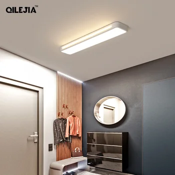 Moderna Led-Lampor i Taket För Korridor Balkong, vardagsrum sovrum restaurang hem rektangulärt tak lampa belysning