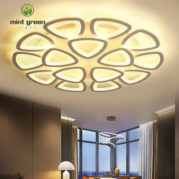 Moderna LED-Lampor i Taket Vardagsrum Fixturer heminredning Lampa Till Sovrummet Restaurang Belysning Tak Armaturer