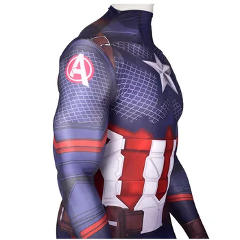Moive Captain America Kostym Cosplay Steven Rogers Full Uppsättning Halloween Carnival Superhjälte-Dräkt För Vuxna/Barn