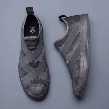 Monstceler Nya Andas Kamouflage Canvas Skor Män Mode Sneakers Låg Klack Täckningsområden Blomma Poröst Tyg Dagdrivare Skor