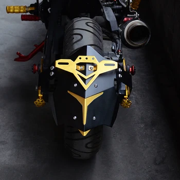 Motorcykel Aluminium Legering bakhjulet Stänkskärm Beskyddare Lock med Fäste för Honda Grom MSX125 Motorcykel