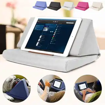 Multi-funktion Laptop-Kudde Hållare Färgglada Lapdesk Tablet Stand Kudde Polyester Cutton PC Läsa Kudde Fäste för ipad