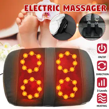 Multi-funktionell Elektrisk Mul Massager Shiatsu Knådning Fot Tillbaka Midja Kropp Massage och Infraröd Uppvärmning Berg-och Massage-Maskin